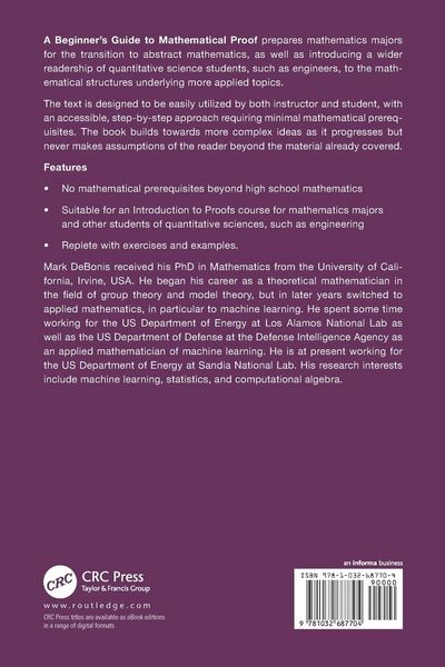 Produktbild: A Beginner's Guide to Mathematical Proof