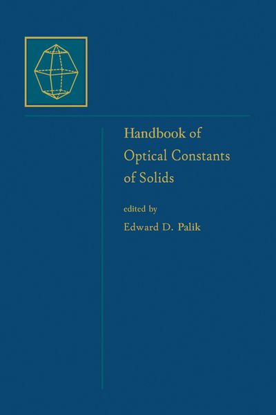 Produktbild: Handbook of Optical Constants of Solids, Author and Subject Indices for Volumes I, II, and III