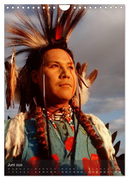 Produktbild: INDIANER Portrait Collection 2 (Wandkalender 2026 DIN A4 hoch), CALVENDO Monatskalender