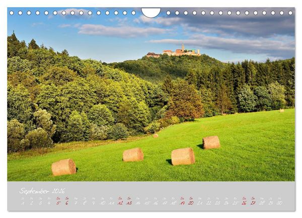Produktbild: Th&uuml;ringer Wald Das Gr&uuml;ne Herz Deutschlands (Wandkalender 2026 DIN A4 quer), CALVENDO Monatskalender