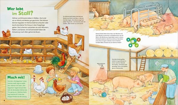 Produktbild: BOOKii&reg; WAS IST WAS Junior Komm mit auf den Bauernhof!