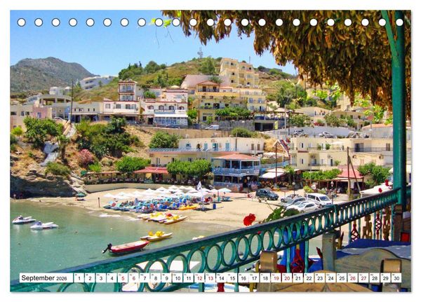 Produktbild: Idylle auf Kreta (Tischkalender 2026 DIN A5 quer), CALVENDO Monatskalender