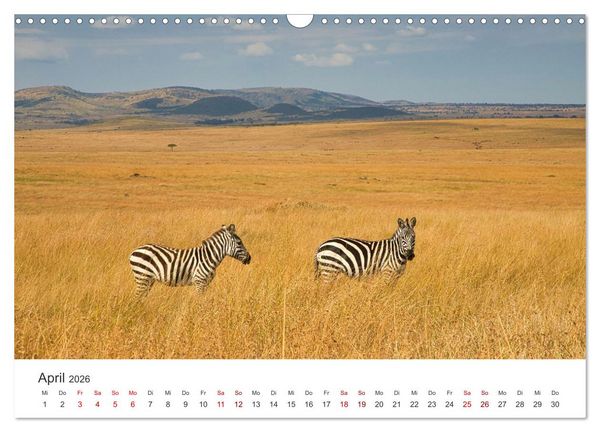 Produktbild: Kenia - Eine Entdeckungsreise durch das Land im Osten Afrikas (Wandkalender 2026 DIN A3 quer), CALVENDO Monatskalender