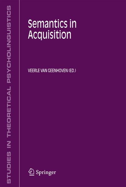 Produktbild: Semantics in Acquisition
