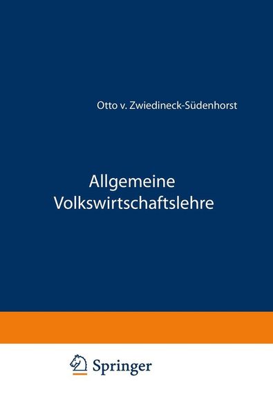 Produktbild: Allgemeine Volkswirtschaftslehre