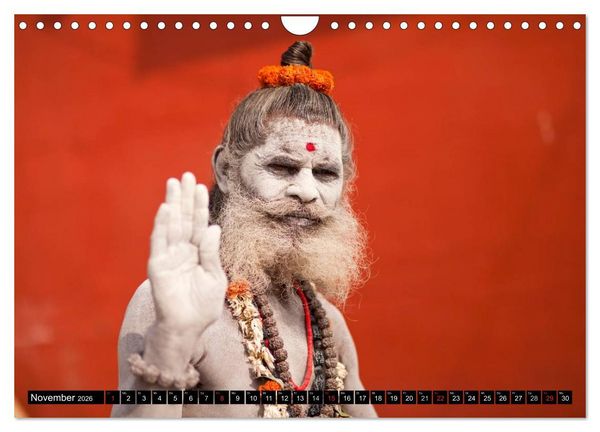 Produktbild: Farbenfrohes aus Indien (Wandkalender 2026 DIN A4 quer), CALVENDO Monatskalender