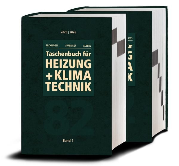 Recknagel - Taschenbuch für Heizung und Klimatechnik 82. Ausgabe 2025/2026 - Premiumversion inkl. eBook, Set von , RECKNAGEL Media | Kirstin Sommer,