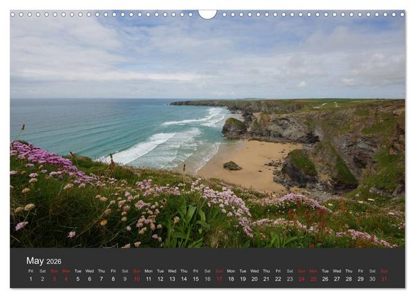 Produktbild: Sights and Views in Cornwall (Wall Calendar 2026 DIN A3 landscape), CALVENDO 12 Month Wall Calendar