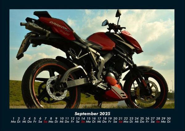 Produktbild: Motorräder 2025 Fotokalender DIN A4