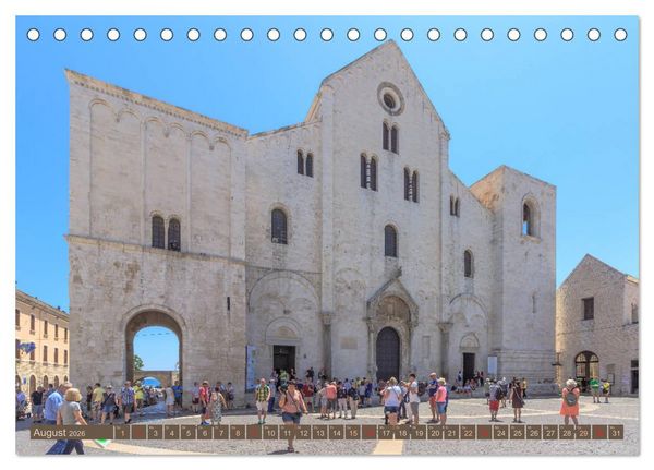 Produktbild: Altstadt Bari Vecchia (Tischkalender 2026 DIN A5 quer), CALVENDO Monatskalender