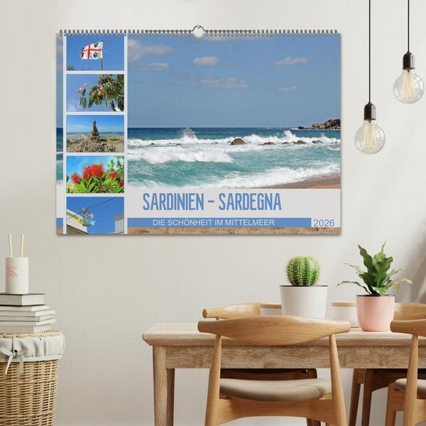 Produktbild: SARDINIEN - SARDEGNA (Wandkalender 2026 DIN A2 quer), CALVENDO Monatskalender