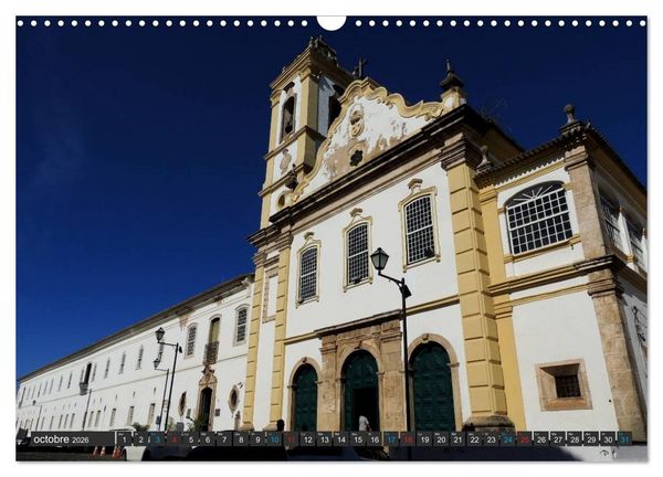 Produktbild: Salvador de Bahia &ndash; Br&eacute;sil (Calendrier mural 2026 DIN A3 vertical), CALVENDO calendrier mensuel