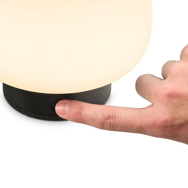 Produktbild: Idena LED Lampe Riako Akku USB C warmwei&szlig; 16x29cm dimmbar Innen