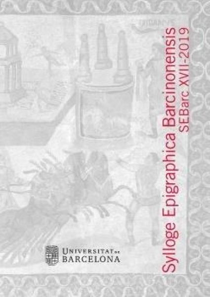 Produktbild: Sylloge Epigraphica Barcinonensis : SEBarc XVII-2019