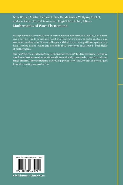 Produktbild: Mathematics of Wave Phenomena