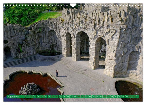 Produktbild: Bad Wilhelmsh&ouml;he Bergpark und Wasserspiele (Wandkalender 2026 DIN A3 quer), CALVENDO Monatskalender