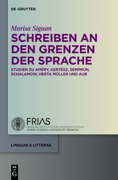 Produktbild: Schreiben an den Grenzen der Sprache