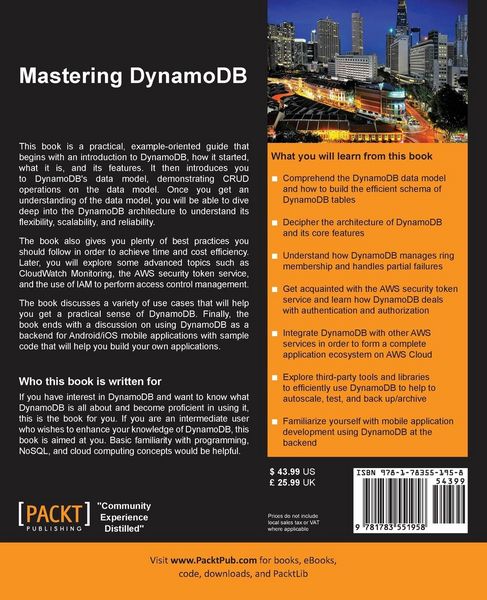 Produktbild: Mastering Dynamodb