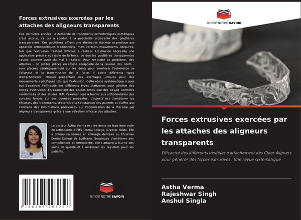 Produktbild: Forces extrusives exerc&eacute;es par les attaches des aligneurs transparents