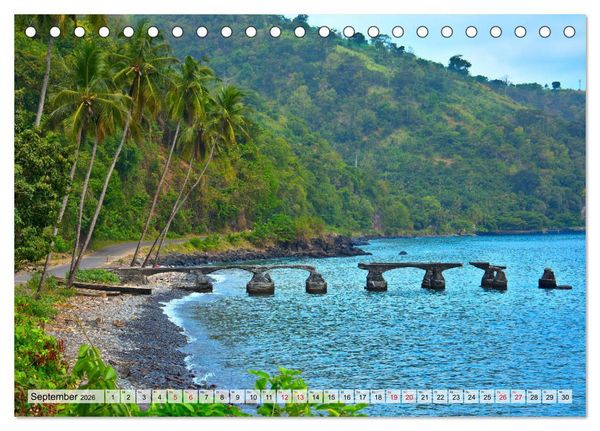 Produktbild: S&atilde;o Tom&eacute; - Inselparadies am &Auml;quator (Tischkalender 2026 DIN A5 quer), CALVENDO Monatskalender