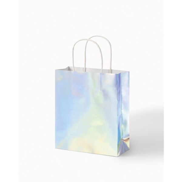 Produktbild: folia Papiert&uuml;ten Irisierend gl&auml;nzend Gr&ouml;&szlig;e M 18x8x21cm 7 St&uuml;ck Kraftpapier