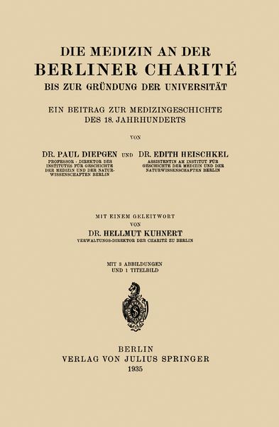 Produktbild: Die Medizin an der Berliner Charit&eacute; bis zur Gr&uuml;ndung der Universit&auml;t