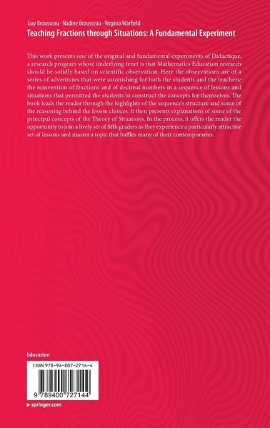 Produktbild: Teaching Fractions through Situations: A Fundamental Experiment