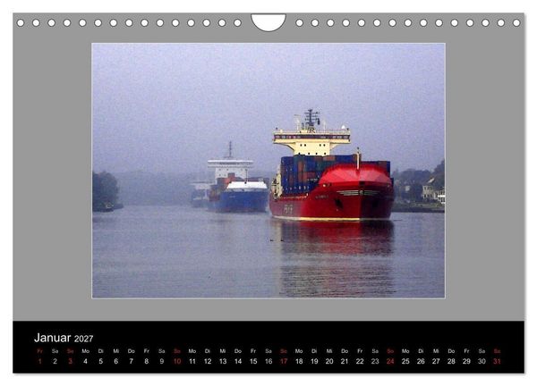 Produktbild: Am Nord- Ostsee-Kanal (Wandkalender 2027 DIN A4 quer), CALVENDO Monatskalender