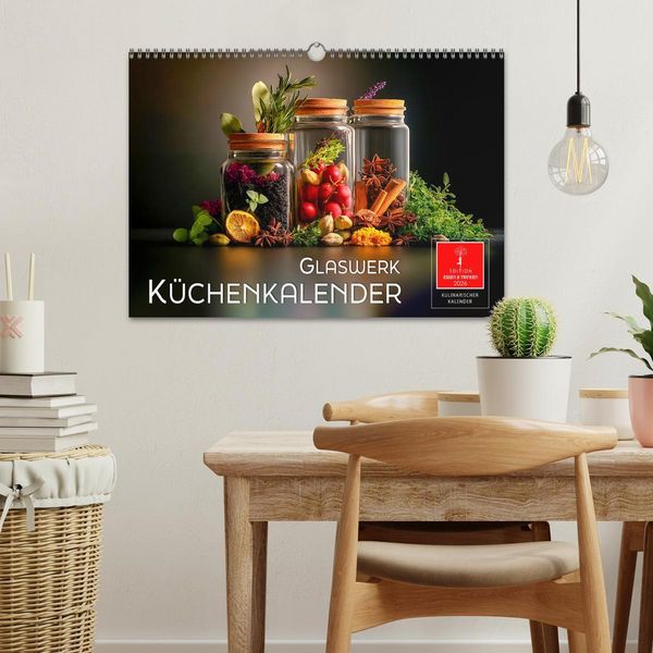 Produktbild: K&uuml;chenkalender Glaswerk (Wandkalender 2026 DIN A3 quer), CALVENDO Monatskalender