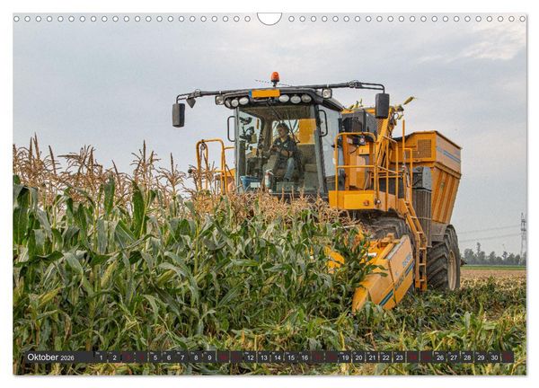 Produktbild: Landtechnik im Einsatz (Wandkalender 2026 DIN A3 quer), CALVENDO Monatskalender