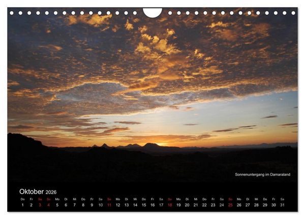 Produktbild: Namibia (Wandkalender 2026 DIN A4 quer), CALVENDO Monatskalender