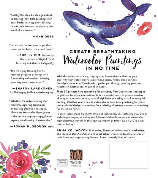 15-Minute Watercolor Masterpieces
