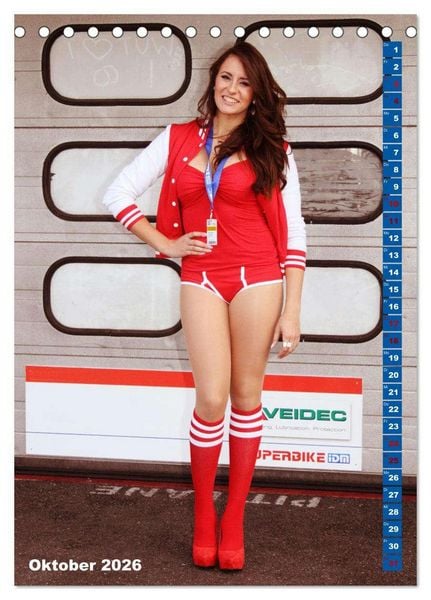 Produktbild: Beauty Grid Girls 2026 (Tischkalender 2026 DIN A5 hoch), CALVENDO Monatskalender