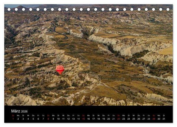 Produktbild: T&uuml;rkei - von Ost nach West (Tischkalender 2026 DIN A5 quer), CALVENDO Monatskalender