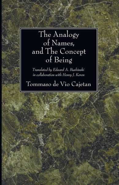 Produktbild: The Analogy of Names, and the Concept of Being