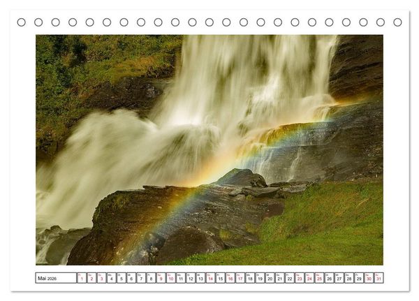 Produktbild: S&uuml;d - Norwegen (Tischkalender 2026 DIN A5 quer), CALVENDO Monatskalender