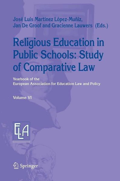 Produktbild: Religious Education in Public Schools: Study of Comparative Law