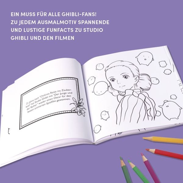 Das inoffizielle Studio Ghibli Ausmalbuch