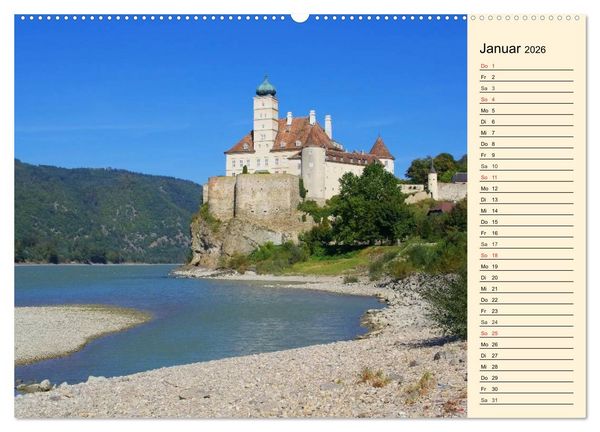 Produktbild: Die Wachau - Bezaubernde Orte an der Donau (Wandkalender 2026 DIN A2 quer), CALVENDO Monatskalender