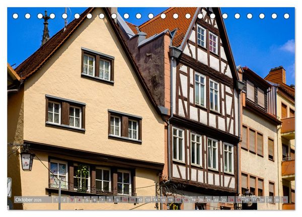 Produktbild: Ein Blick auf Aschaffenburg (Tischkalender 2026 DIN A5 quer), CALVENDO Monatskalender
