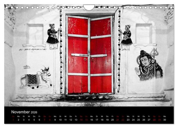 Produktbild: Indien Colorkey (Wandkalender 2026 DIN A4 quer), CALVENDO Monatskalender