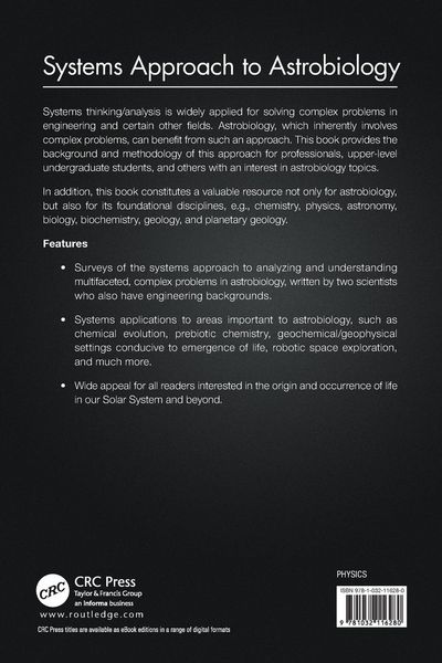 Produktbild: Systems Approach to Astrobiology