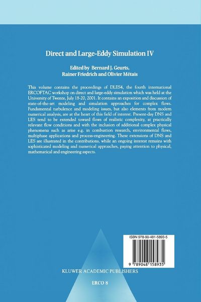 Produktbild: Direct and Large-Eddy Simulation IV