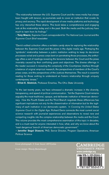 Produktbild: Covering the United States Supreme Court in the Digital Age