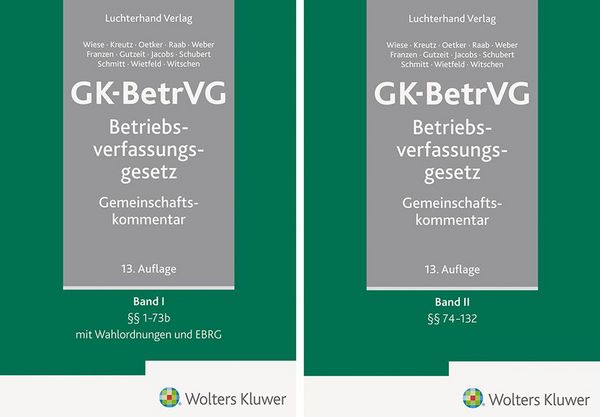 Produktbild: GK-BetrVG Betriebsverfassungsgesetz