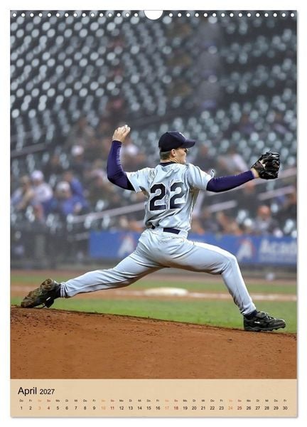 Produktbild: Baseball Power (Wandkalender 2027 DIN A3 hoch), CALVENDO Monatskalender