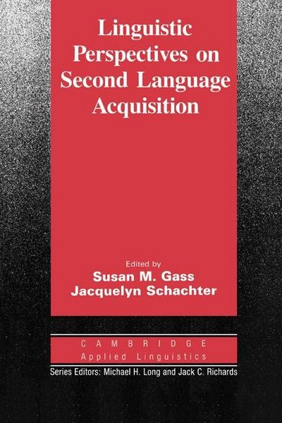 Produktbild: Linguistic Perspectives on Second Language Acquisition
