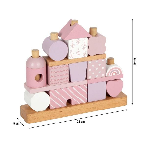 Produktbild: Stapelhaus rosa
