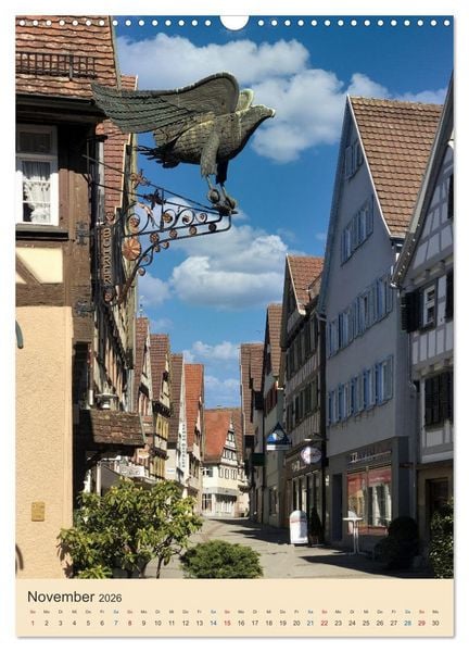 Produktbild: Herrenberg im Fokus (Wandkalender 2026 DIN A3 hoch), CALVENDO Monatskalender