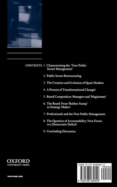 Produktbild: The New Public Management in Action